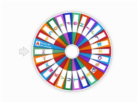 Roleta Das Letras Jel Random Wheel