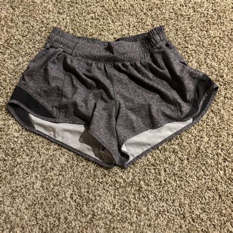Hotty Hot Low Rise Lined Short Grey With Black Depop