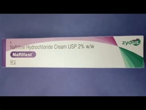 Naftifast Cream Naftifine Hydrochloride Cream Usp W W Naftifast