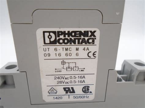 Phoenix Contact UT 6-TMC M 4A Circuit Breaker