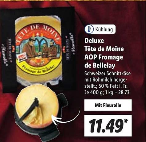 Deluxe Tête De Moine Aop Fromage De Bellelay Angebot bei Lidl