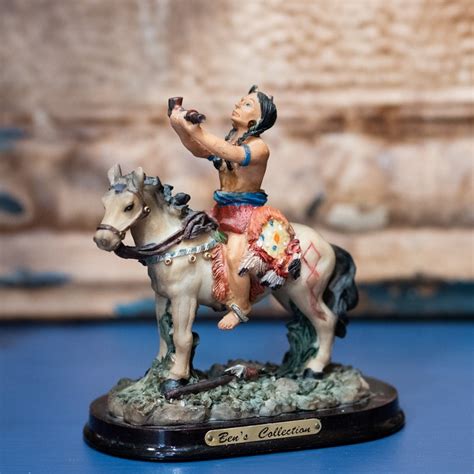 Native American Indian Statues And Figurines Etsy