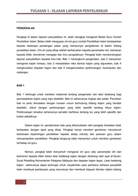 Laporan Penyelidikan Pdf