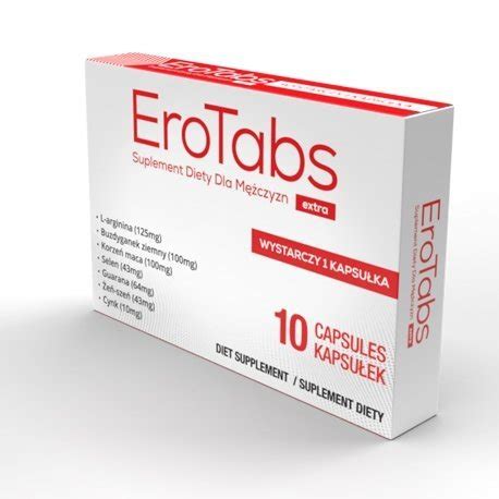 EroTabs Extra 10 kapsułek (tabletek) na silniejszy orgazm u mężczyzn ...