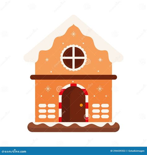 Christmas House Illustration Stock Vector - Illustration of happy ...