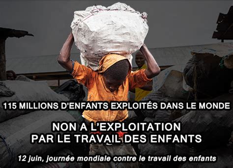 Journ E Mondiale Contre Le Travail Des Enfants Bice Ong De