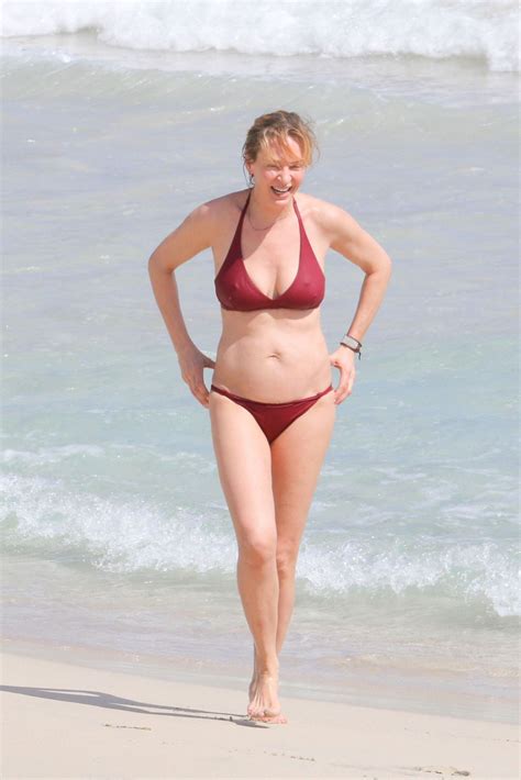 UMA THURMAN In Bikini At A Beach In St Barts HawtCelebs