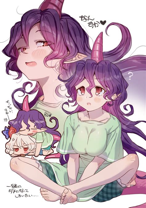 Toutetsu Yuuma And Tenkajin Chiyari Touhou Drawn By Masanaga Tsukasa