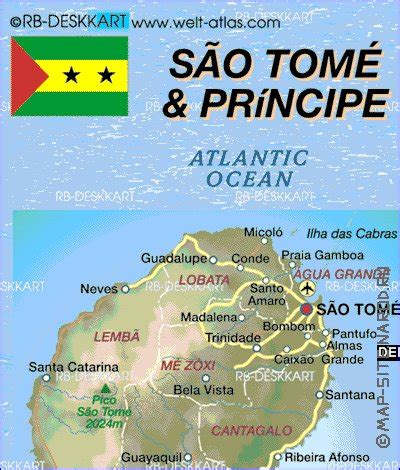 Interativo Mapa De Sao Tome E Principe