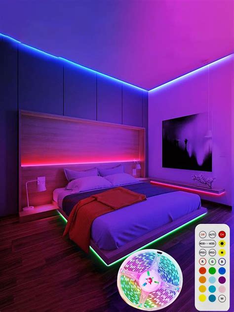 Pieza Cobre Tira Led Minimalista Led M Rgb Led