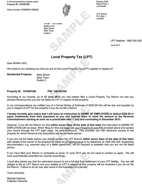 If You Ve Not Paid The Property Tax Revenue Is Sending You This Letter