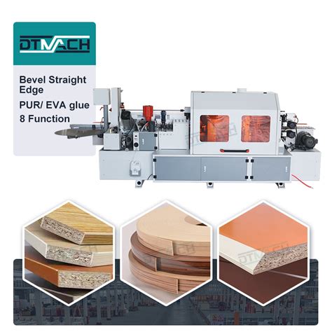 Gluing Pre Milling PVC Veneer Partia Straight And Bevel 45 Degree Angle