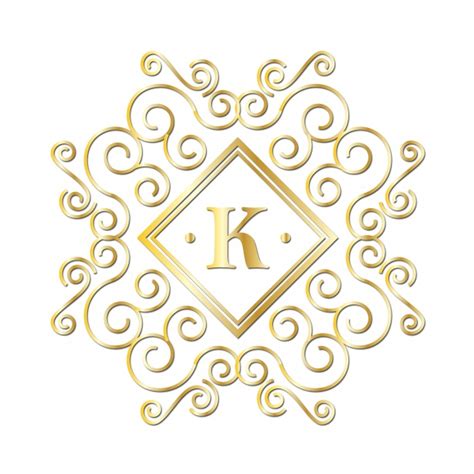 K Alphabet Gold Monogram Free Stock Photo - Public Domain Pictures