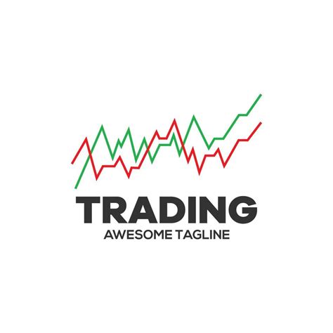 Trading Financial Vector Logo Trading Icon Candlestick Trading