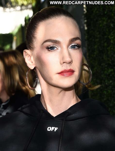 January Jones Red Carpet Celebrity Babe Car Red Carpet Posing Hot