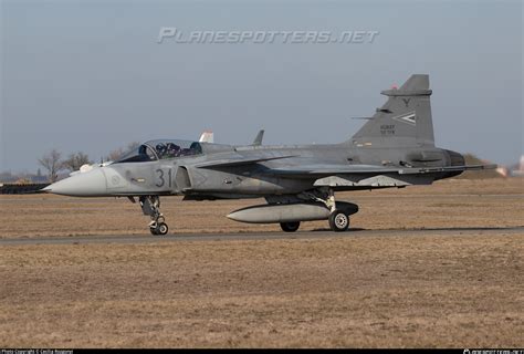 Hungarian Air Force Saab Jas Gripen Photo By Cec Lia Rozgonyi