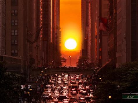 Manhattanhenge An Incredible Sunset Is Coming To New York Express And Star