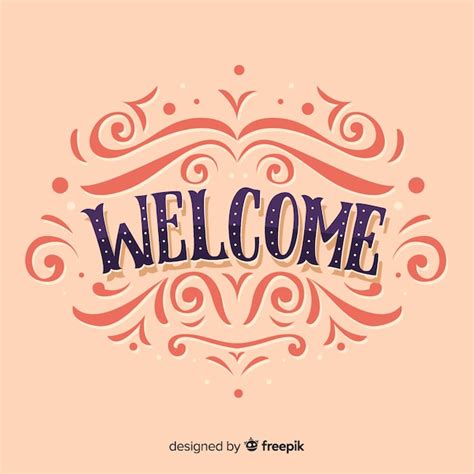 Unique Welcome Font