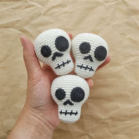 Crochet Pattern Skull Amigurumi Pattern Human Skull Etsy