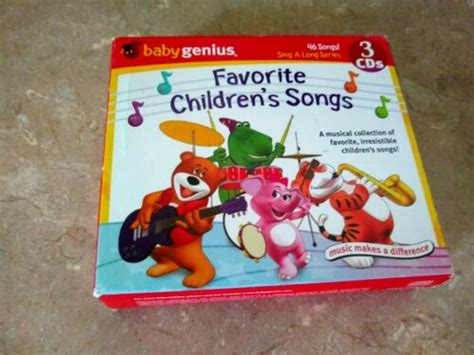 Favorite Children Songs Baby Genius 3 Audio Cds Free Shipping Ebay