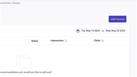 Learn how to configure and set Recommendations carousel and get the