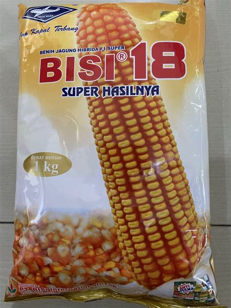 Jual Benih Jagung Hibrida Bisi 18 1 Kg Kemasan 1 Kg Kab Grobogan