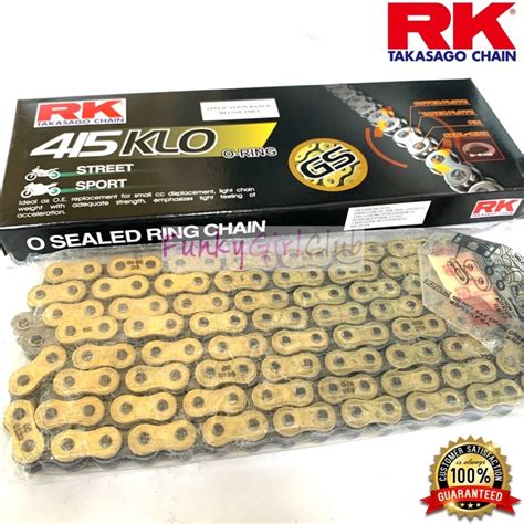 RK GS 415 ERO KLO ORING GOLD CHAIN GS415 122L 132L Y15ZR Y15 RS150