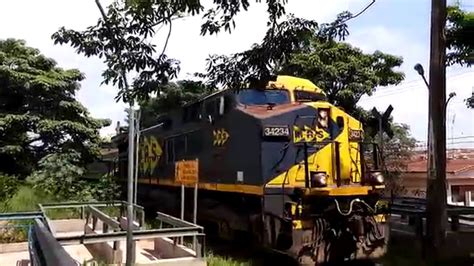 TREM Locomotiva GE AC44i MRS Logística 19dez15 4k vídeo YouTube