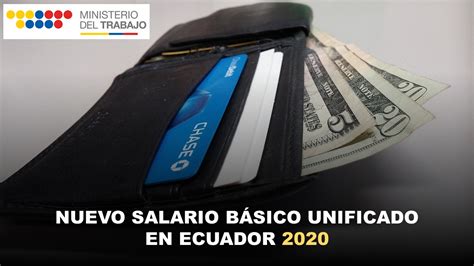 Nuevo Salario Básico Unificado En Ecuador 2023