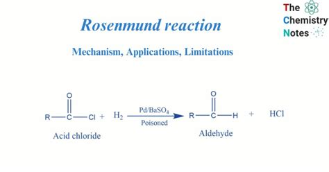 Rosenmund Reaction: Mechanism, Applications, Limitations