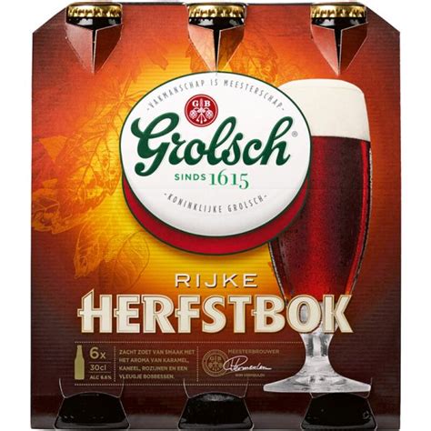 Grolsch Rijke Herfstbok Flesje 6 X 300 Ml Dutchfoodexpress