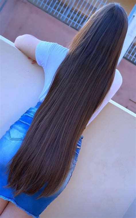 Pin By Keith On Beautiful Long Straight Brown Hair Extremely Long