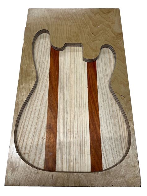 Swanp Ash Padauk Electric Bass Guitar Body Blank 5 Pieces Glued Free Ship Ebay