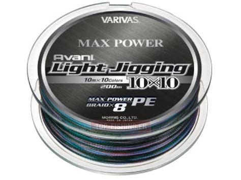 Tresse Varivas Avani Light Jigging 10x10 Max Power