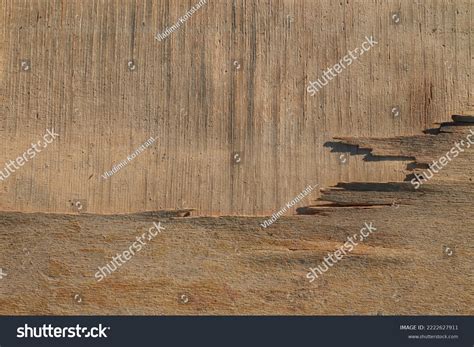 Old Cracked Plywood Background Wooden Texture Stock Photo