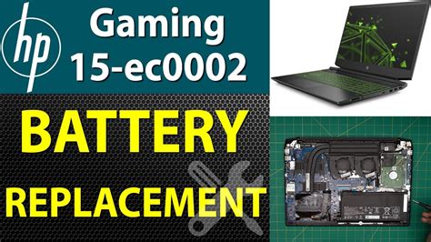 How To Replace The Battery On Hp Pavilion Gaming 15 Ec0002 Laptop Step By Step Guide🔋 Youtube