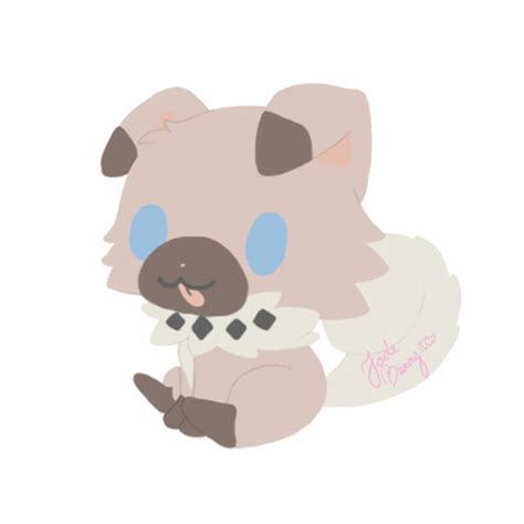 Chibi Rockruff By Jade Bunny On Deviantart