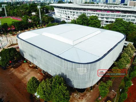 Presiden Jokowi Resmikan Lapangan Tenis Gbk Stadion Tennis Indoor