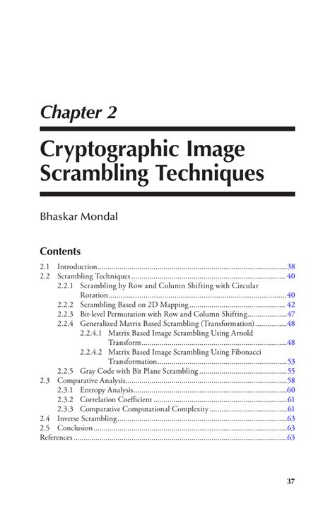 (PDF) Cryptographic image Scrambling techniques