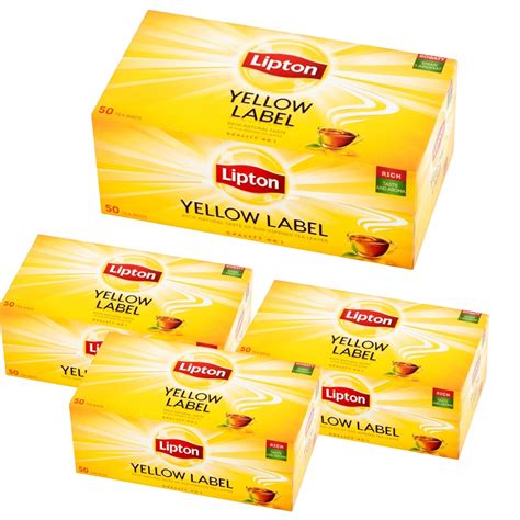 Herbata Lipton Czarna Ekspresowa Yellow Label Torebek X Opakowania