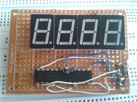 7 Segment Display Anode With MAX7219 MAX7221 And Raspberry Pi