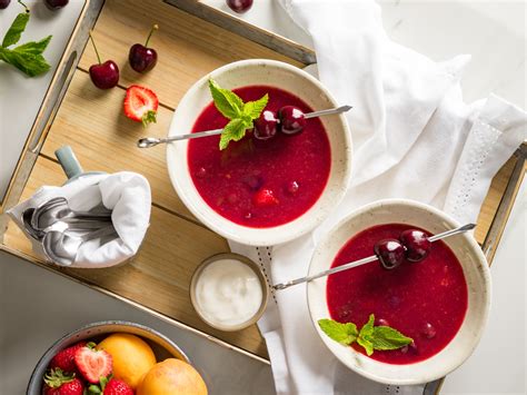 Pink Fruit Soup