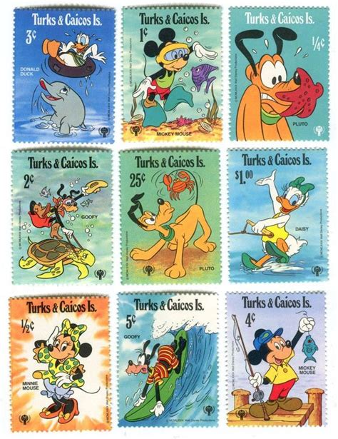 Briefmarken Walt Disney Micky Maus Turks Und Caicosinseln Kaufen