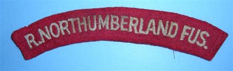 The Quartermaster S Store WW2 Royal Northumberland Fusiliers RNF