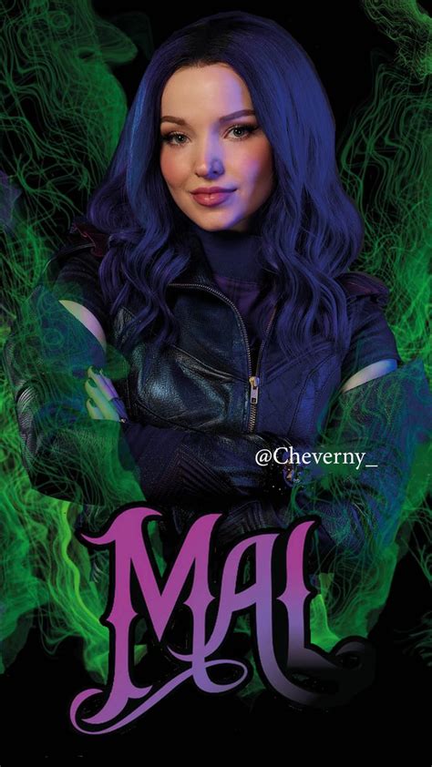 Descendants 3 Phone Wallpaper Mal Without Logo Descendants Tekenen