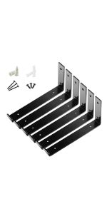 Amazon Batoda Shelf Brackets Inch Pcs With Lip For Diy