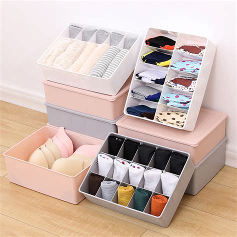 Dream Lifestyle Multi Grid Underwear Organizer Closet Bras Briefs Socks