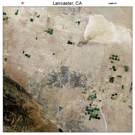 Aerial Photography Map of Lancaster, CA California