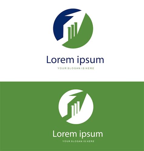 Diseño de logotipo de contabilidad creativa y profesional Vector Premium