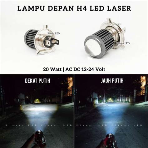 Jual Lampu Depan H Led Laser Lampu Utama H High Low Jauh Putih Putih